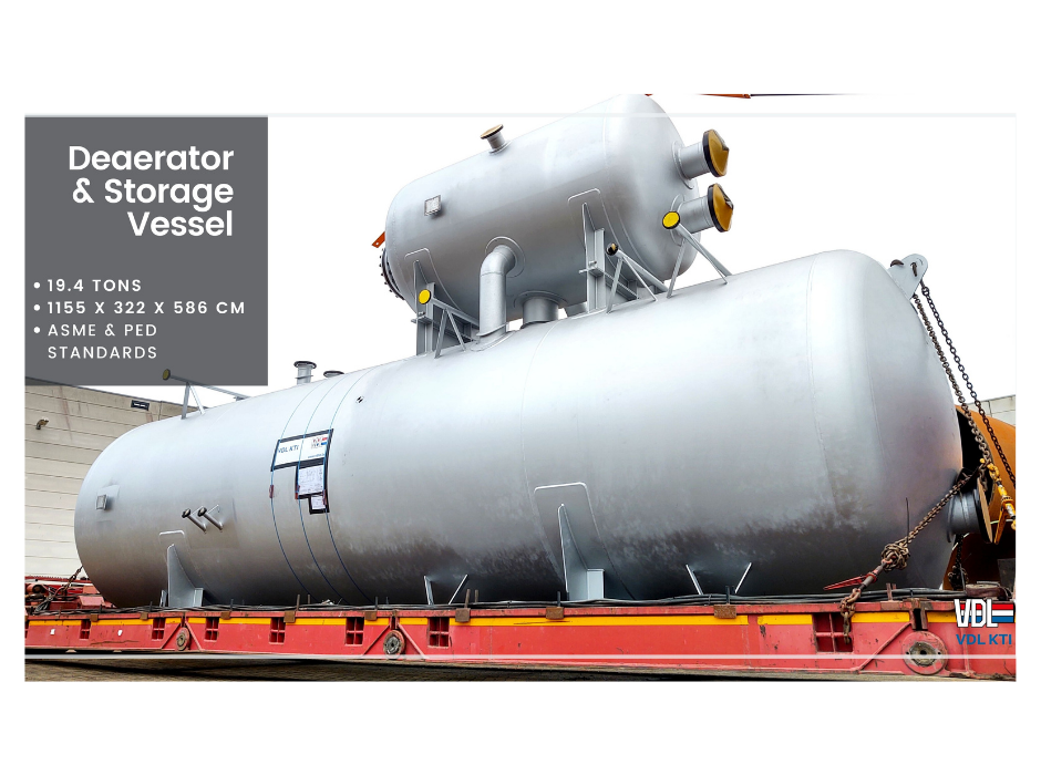VDL KTI kicks off the new year with successful completion of a Deaerator and Storage Vessel