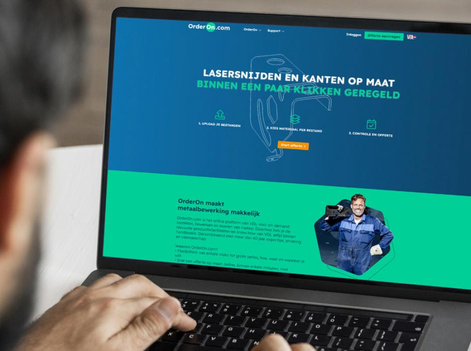 VDL Groep lanceert OrderOn.com, online platform voor metaalbewerking